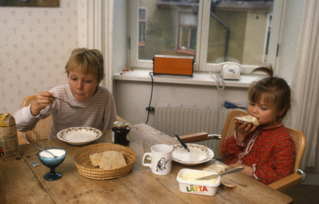 Fil och macka till middag, lika smidigt då som nu. Foto: TT