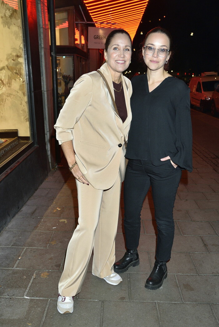 Renée Nyberg och dottern Emma på event i fjol. Renée Nyberg och dottern Emma