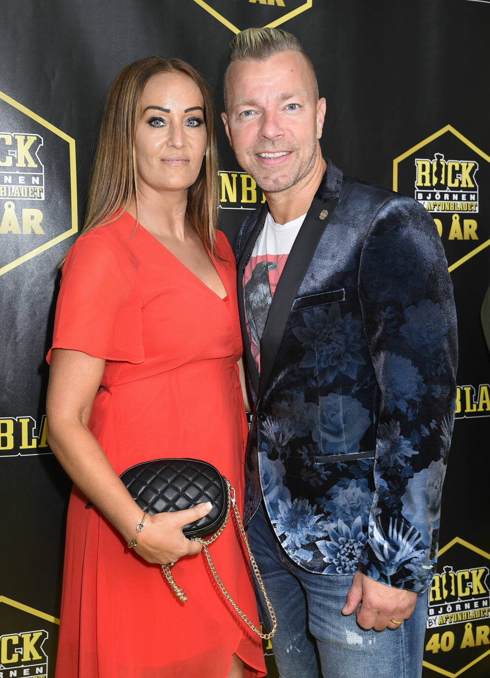 Casper och Helena Janebrink har varit tillsammans i drygt 20 år. Casper Janebrink med hustrun Helena Janebrink på Rockbjörnen