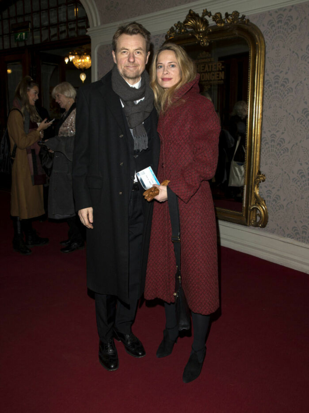 Fredrik Skavlan och Maria Bonnevie. Fredrik Skavlan och Maria Bonnevie.
