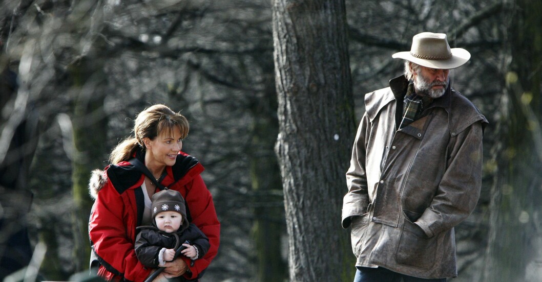 Foto på Anna Lindmarker, Lars Weiss och deras son Willy från 2007. Av: Aftonbladet/TT. Anna Lindmarker Lars Weiss och deras barn