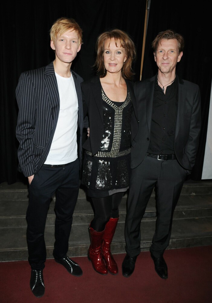 Maria Lundqvist med sonen Anton och exet Mikael Bengtsson. Maria Lundqvist med sonen Anton och exet Mikael Bengtsson.