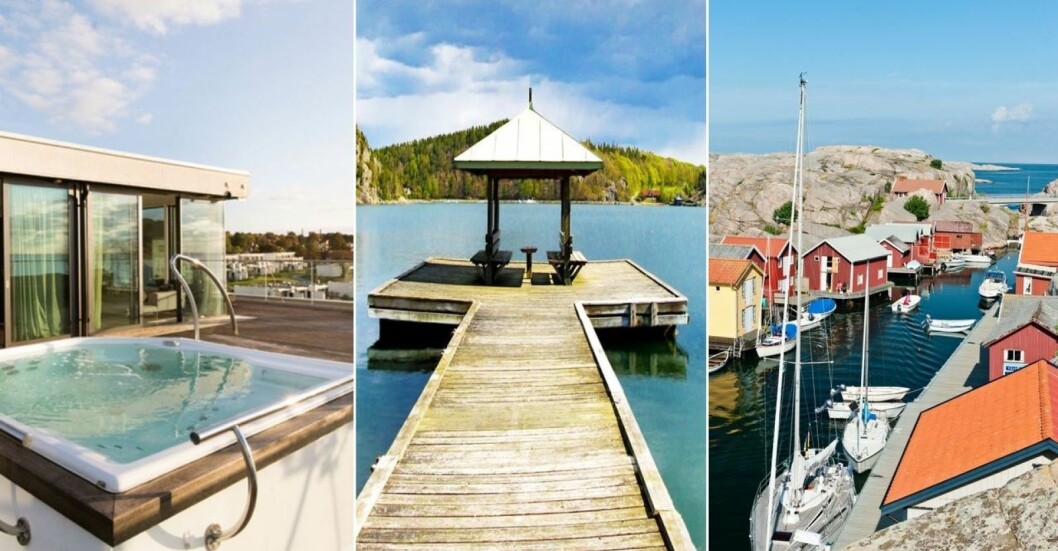 Tre svenska semesterparadis.
