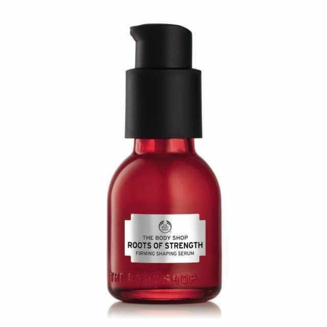 Det här serumet från The Body Shop ska bidra till att huden känns slätare och mer fast