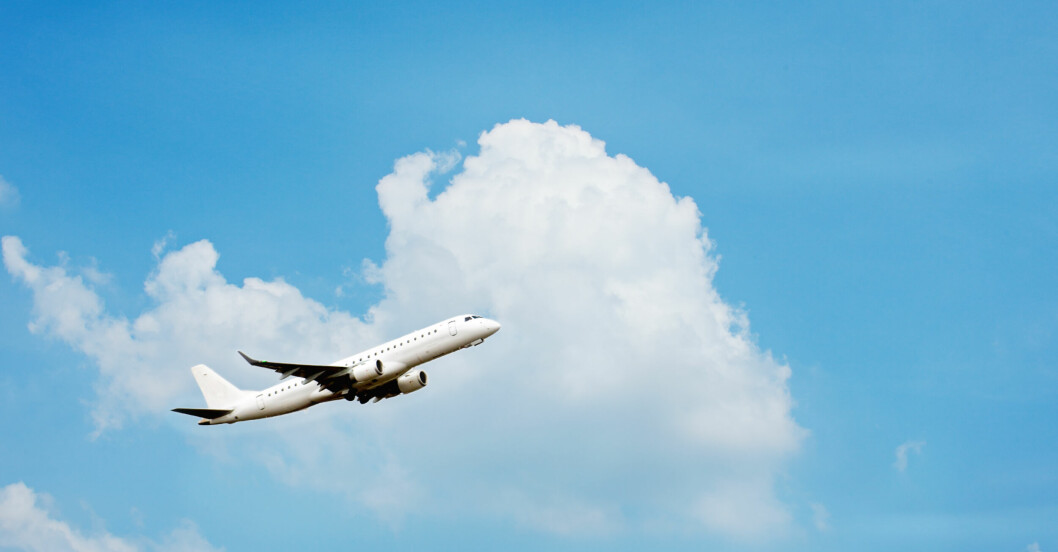 Buller från flygplan har visat sig vara mest störande. Ett flygplan i luften