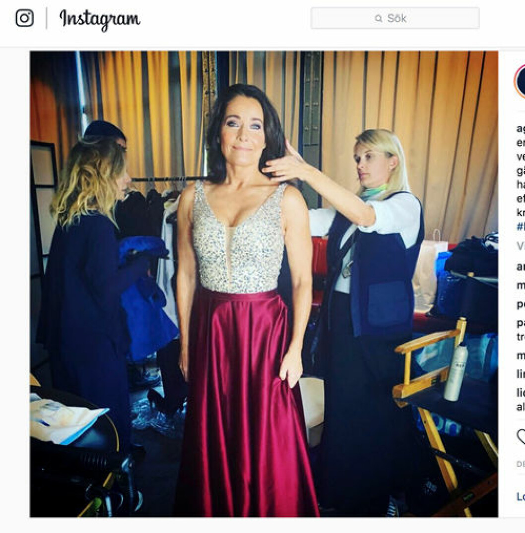Från Agnetas Instagram – gör sig redo för gala! Agneta Sjödin om hormonsvallningar och klimakteriet.