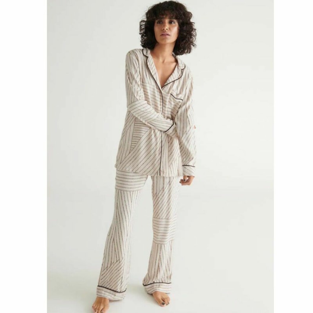 Tvådelad skjortpyjamas 