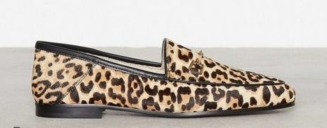 Leopardfläckiga loafers från Sam Edelman.