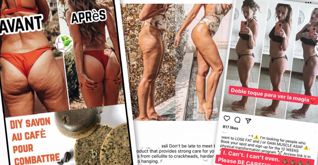 Företagen stjäl och använder Danae Mercers bilder för att marknadsföra produkter utan att be om tillstånd. Företagen stjäl och använder influencerns bilder för att marknadsföra produkter utan att be om tillstånd.