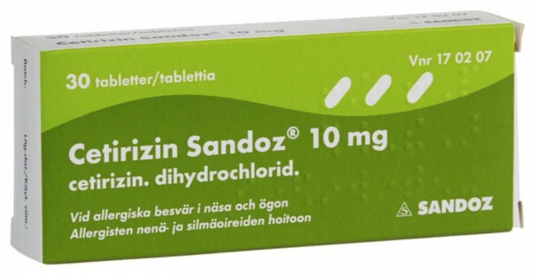 ANTIHISTAMIN mot allergiska besvär.