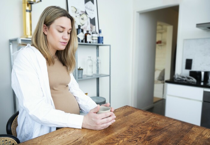 Tankarna åt upp tillvaron och Sofia blev tillslut deprimerad. sofia i sitt kök