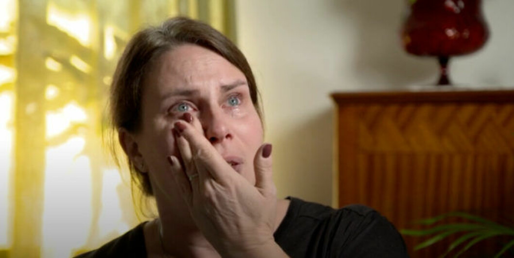 Ann-Sofie berättar om den tuffa tiden i ”Sofias änglar”. Bild: Kanal 5 I "Sofias änglar" berättar Ann-Sofie om tuffa tiden