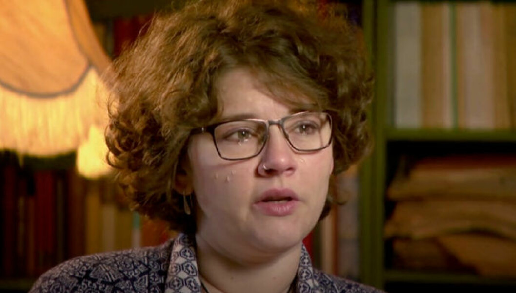 Mamma Ellinor berättar i ”Sofias änglar” om sorgen efter sonen. Bild: Kanal 5 Sjuårige Theo dog efter en drunkningsolycka 2014. Familjen berättar om sorgen i