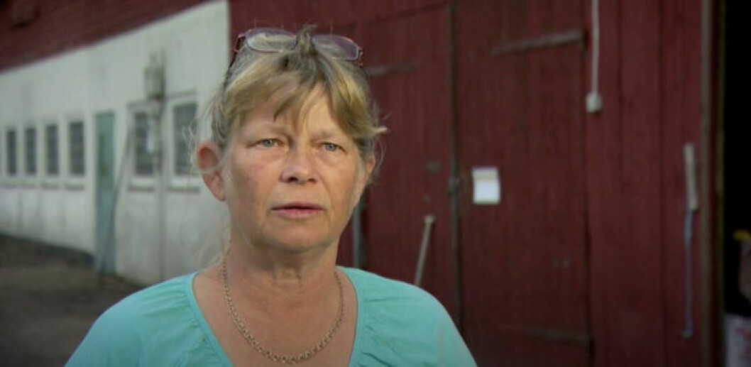 Lotta berättar i ”Sofias änglar” om saknaden efter maken Mats som hastigt rycktes ifrån henne och barnen. Bild: Kanal 5 Sofias änglar säsong 10 avsnitt 10 sänds den 9 april klockan 20.00 i Kanal 5.