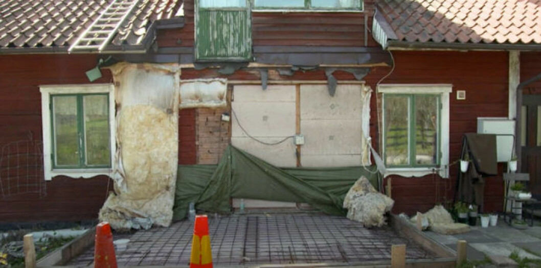 Den påbörjade renoveringen hann aldrig bli färdig innan Mats dog. Bild: Kanal 5 Sofias änglar säsong 10 avsnitt 10 sänds den 9 april klockan 20.00 i Kanal 5.