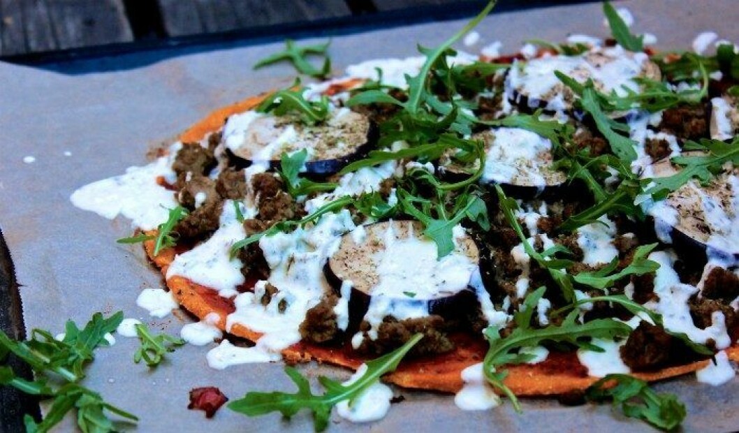 Sötpotatispizza