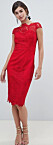 Röd klänning från Asos.