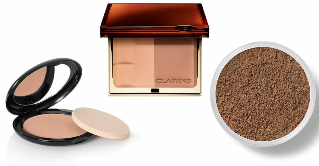 Solpuder med spf