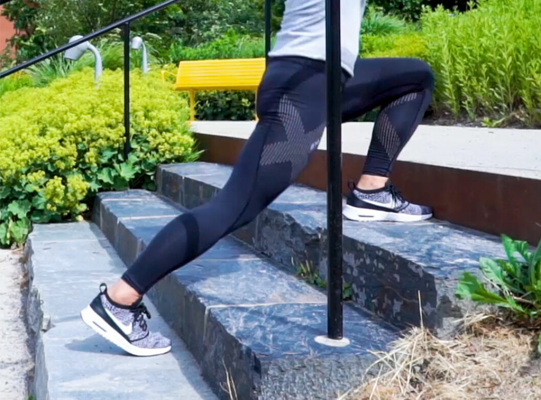 Split squats är en annan variant av lunges. I en split squat ligger tyngden på det främre benet.
