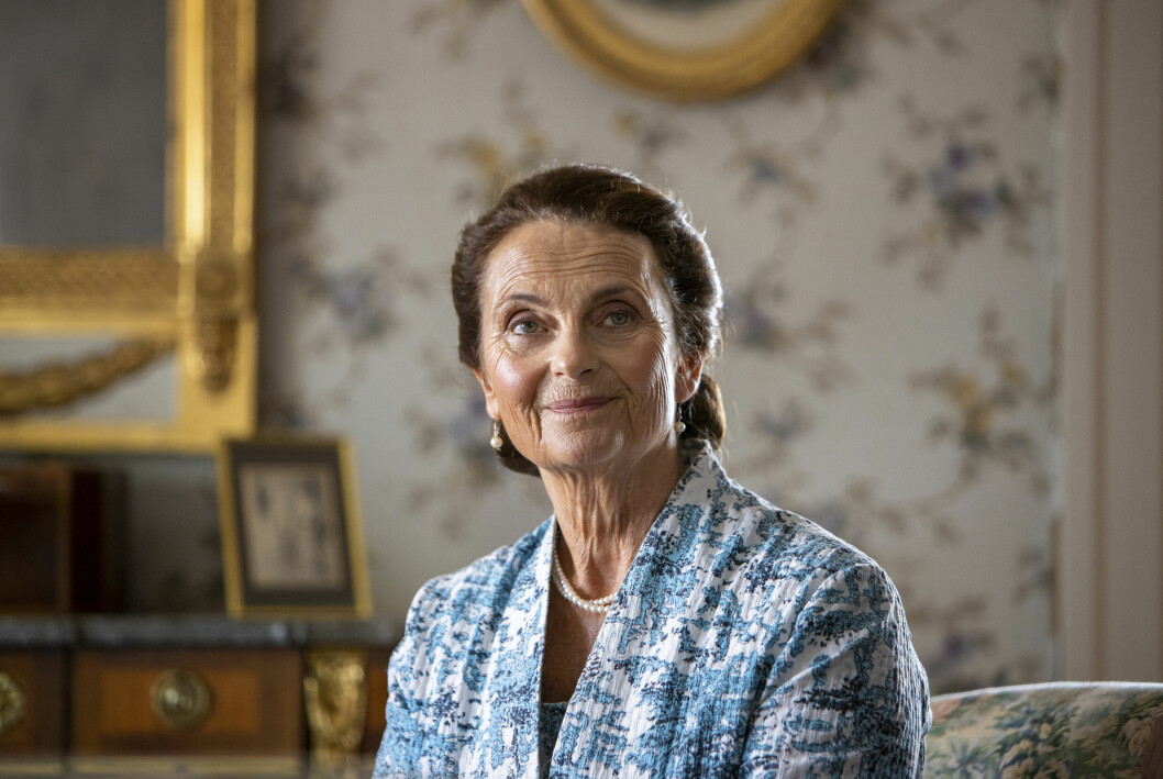 Suzanne Reuter i rollen som Helga Löwander. Foto: TT Suzanne reuter vår tid är nu