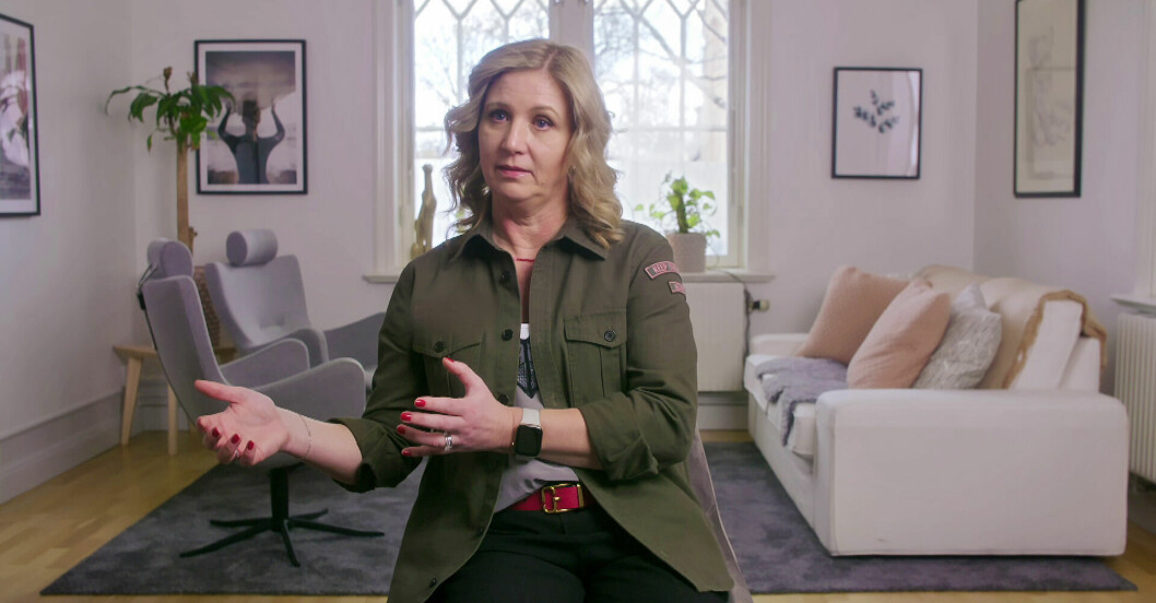 Klara Edlund är psykolog specialiserad på ätstörningar hos idrottare, hon syns i Ätstört i Svt. Klara Edlund i Svt-programmet Ätstört