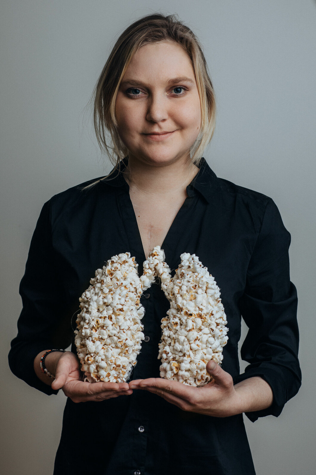 Följ Beas resa för nya lungor i ”Donationen”. Foto: SVT Donationen i SVT.