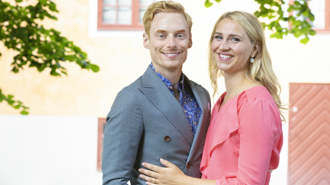Elinor säger att hon och Lars "gjorde ett gott första intryck på varandra". Foto: Ulrika Malm/SVT Lars och Elinor i Gift vid första ögonkastet säsong 7.