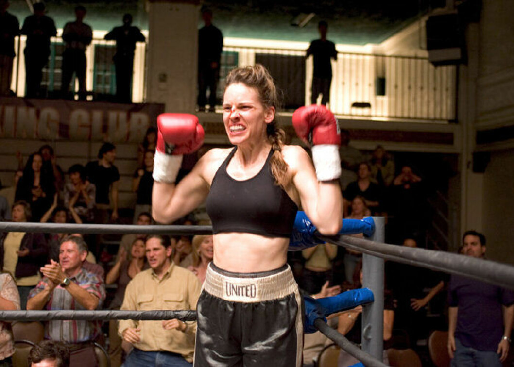 Hilary Swank i Million Dollar Baby Hilary Swank.
