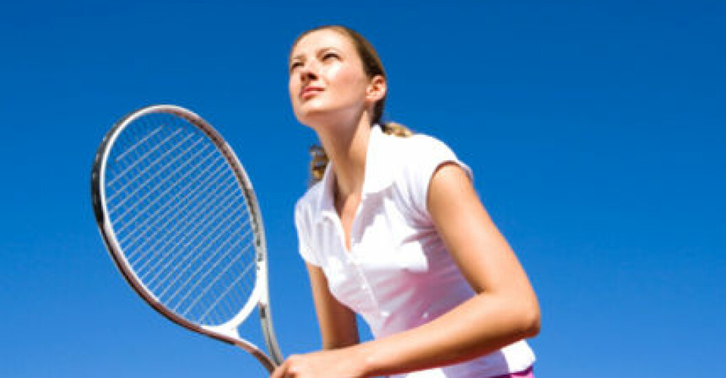 Tennis är ett bra sätt att träna konditionen.