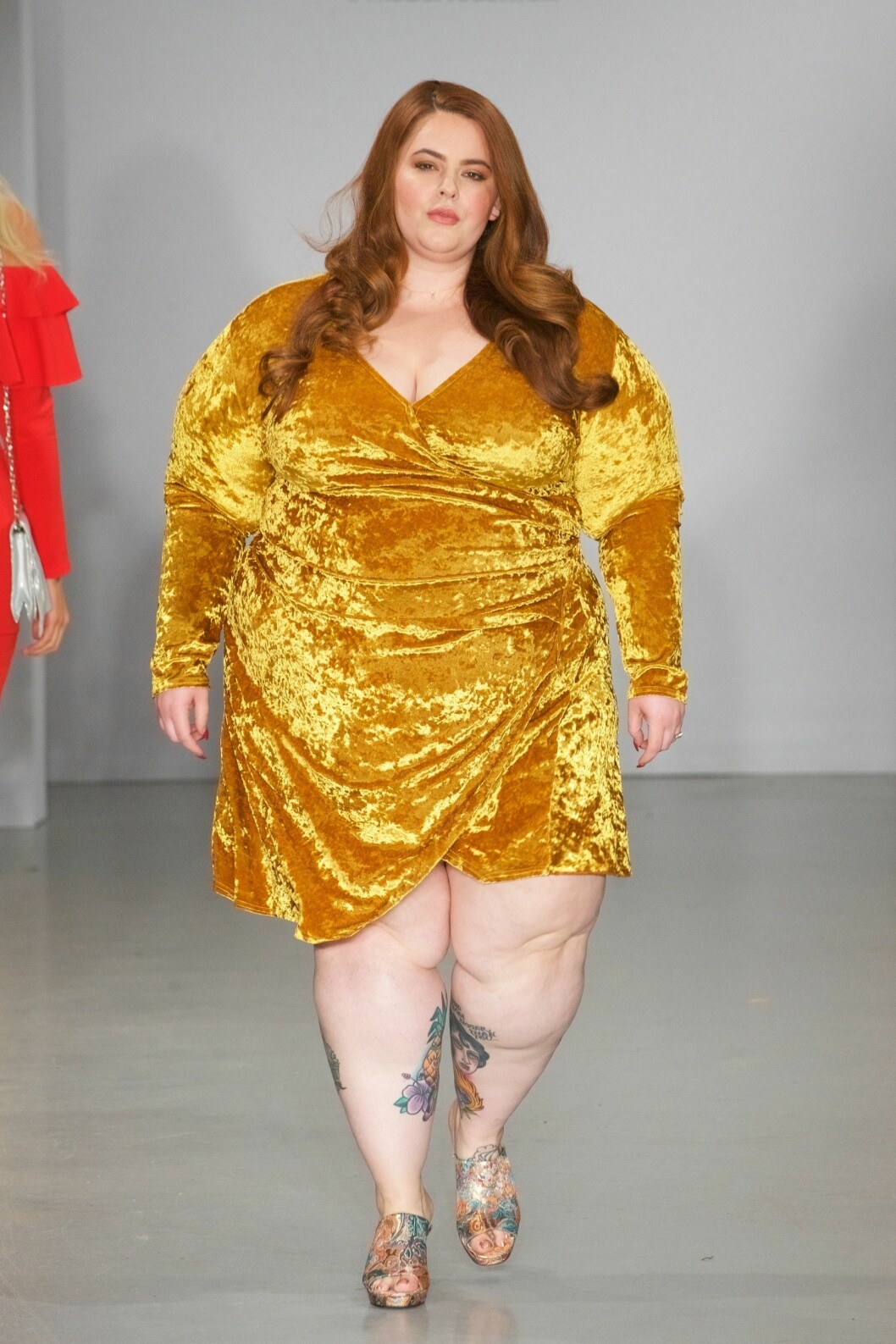 Tess Holliday på catwalken. Tess Holliday på catwalken.