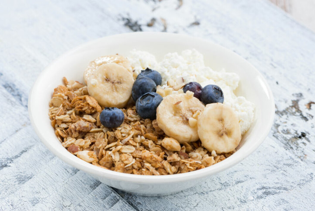 recept på nyttig frukost med keso