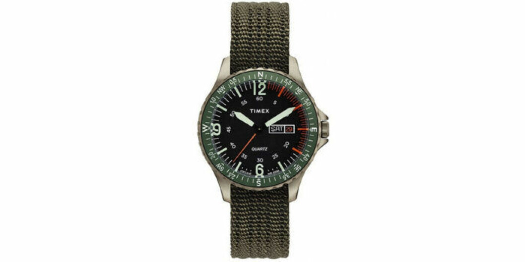 Grön klocka från Timex