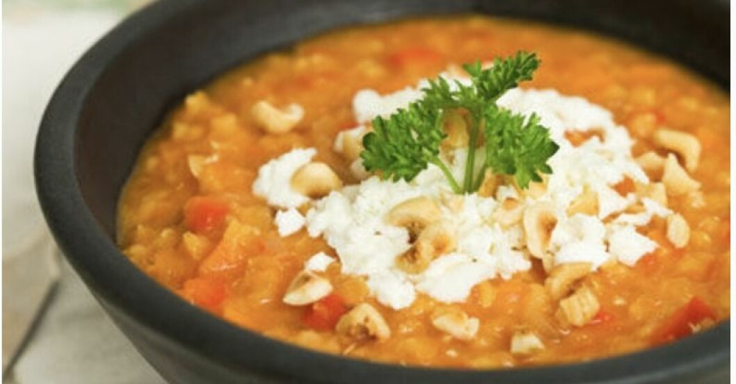 Tröstrik comfort food: Lins och tomatsoppa