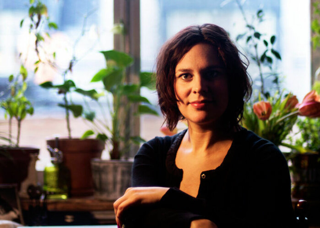 Tove Lundin. Foto: TT Tove Lundin i svart tröja. Foto: TT