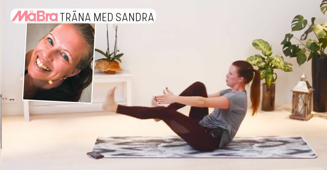 Intervallträning med Sandra Friberg.