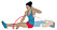 kvinna tränar sneda magmuskler med variant på situps