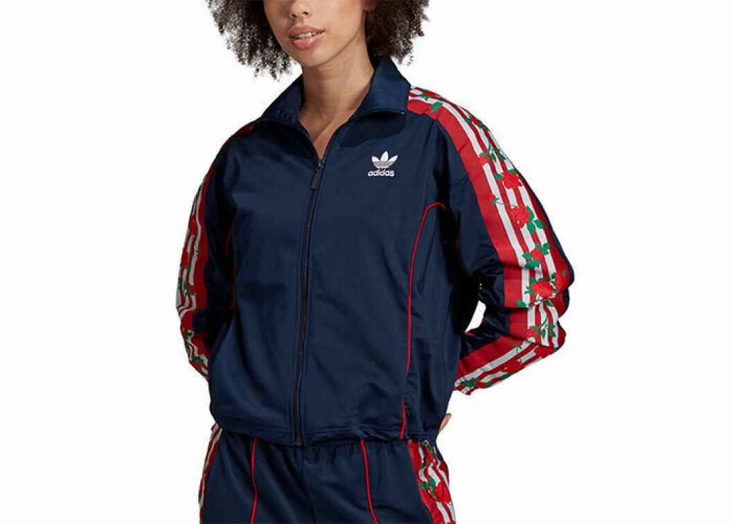 Träningsjacka i kort modell från Adidas