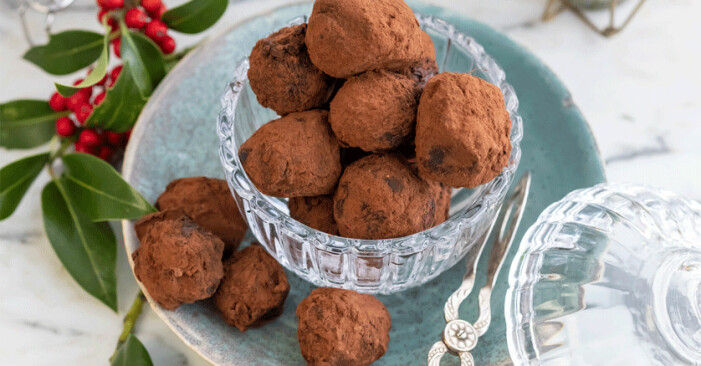 Chokladtryfflar med dadlar