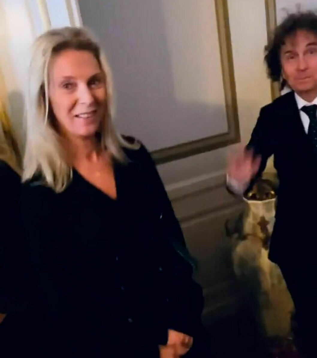 Första bilden någonsin på Lollo och Magnus Uggla postades i dagarna av Lena Philipsson på Instagram. lollo och magnus uggla