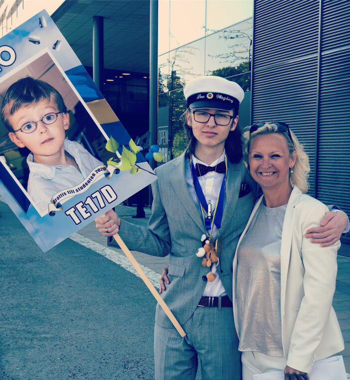 Sommaren 2020 fick Linn Wågberg äntligen fira sin sons studentdag.