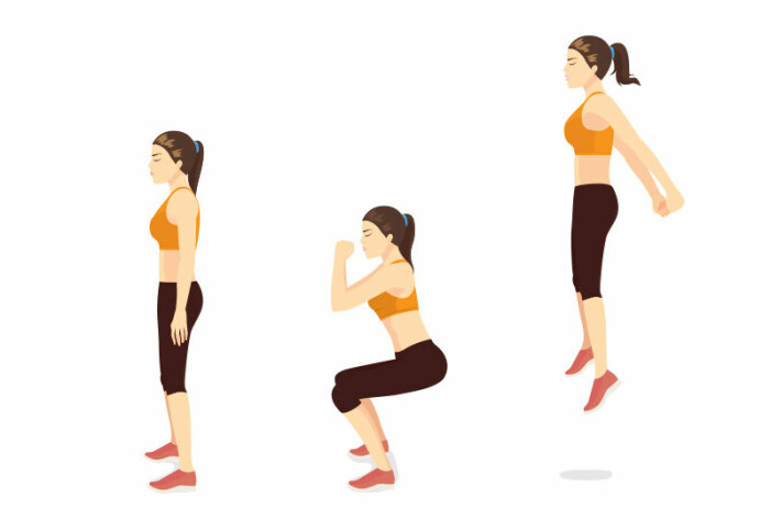kvinna tränar hiit, som Michael Mosley rekommenderar
