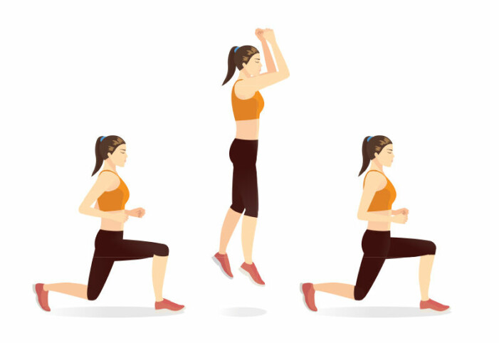 kvinna tränar hiit, som Michael Mosley rekommenderar