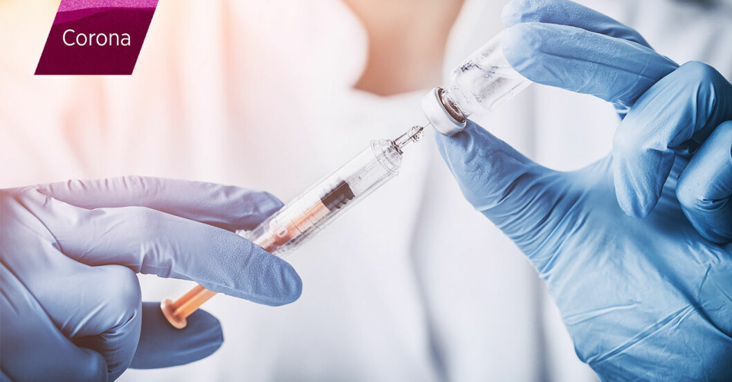 spruta med vaccin