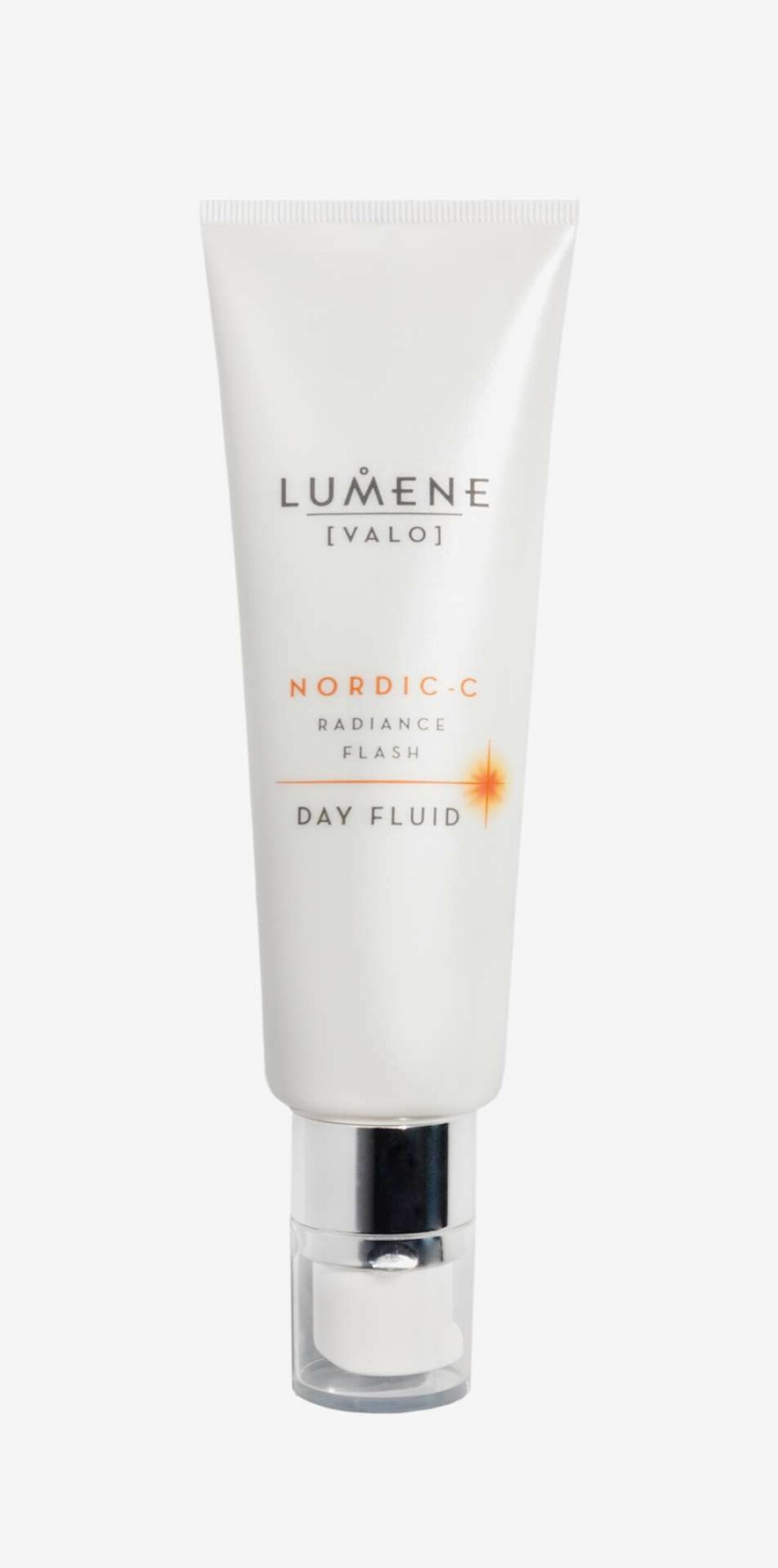 En bild på produkten Lumene – Valo NORDIC-C Radiance Flash Day Fluid, en ansiktskräm för dig med torr hy.