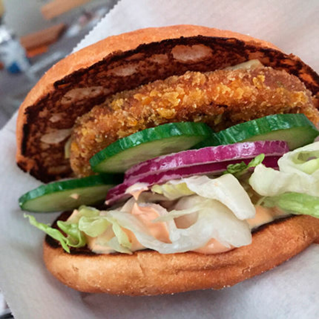 Vegetarisk hamburgare