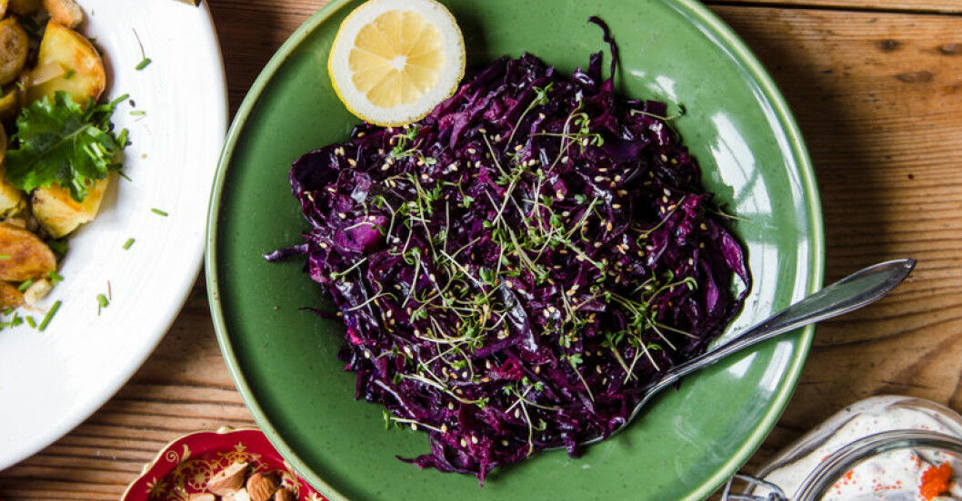 Vegetarisk rödkål till julbordet