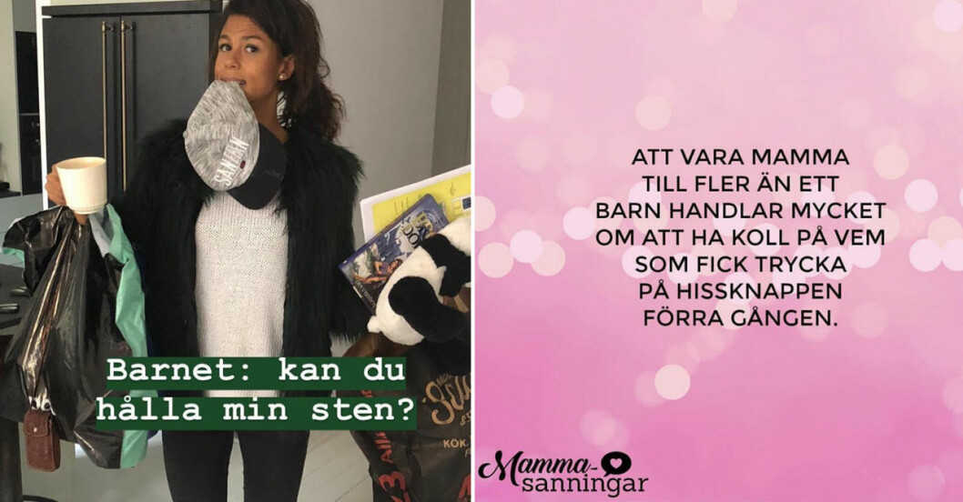 Vivi Wallin bakom kontot Mammasanningar. Foto: Instagram Vivi Wallin bakom kontot Mammasanningar.