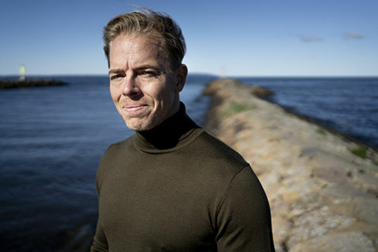 Linus Jonkman är själv introvert och har skrivit boken Handbok för introverta. Foto: Anders Hansson Linus Jonkman