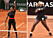 Serena Williams i leggings och i tenniskjol.