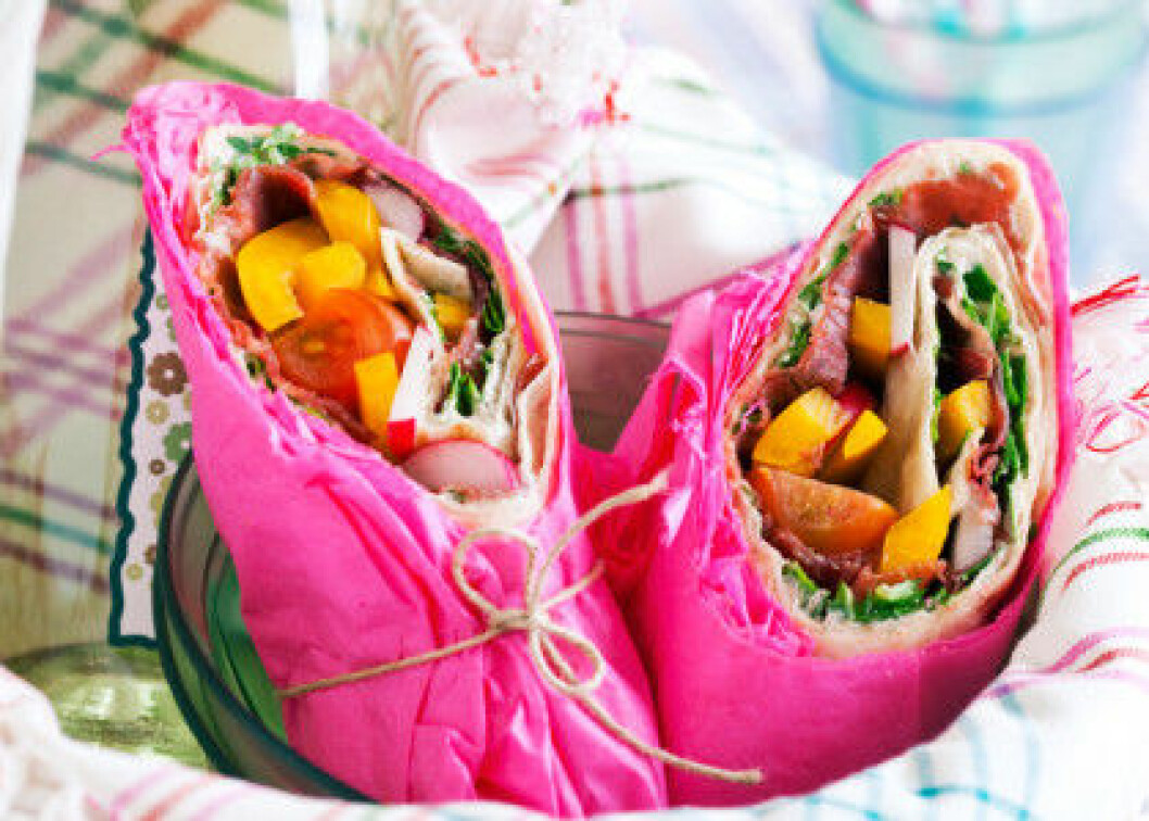 Picknick: Recept på wraps med breasola.
